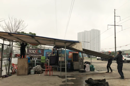 Quyết liệt xử lý điểm trông giữ phương tiện trái phép trên địa bàn huyện Thanh Trì