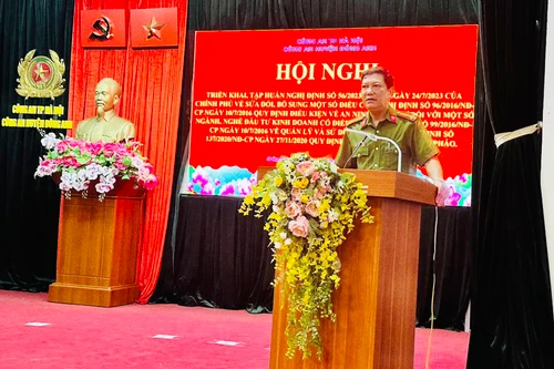 Phân cấp cho Công an xã cấp giấy đủ điều kiện về an ninh, trật tự