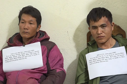 Vây bắt hai tên tội phạm ma tuý chống trả khiến lực lượng Công an bị thương