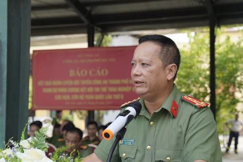 Lực lượng cứu nạn, cứu hộ Công an Hà Nội nỗ lực huấn luyện đạt thành tích cao