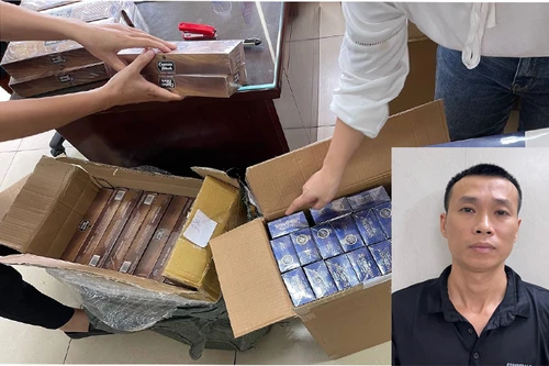 Lực lượng Cảnh sát kinh tế Công an Hà Nội thu giữ số lượng lớn thuốc lá lậu