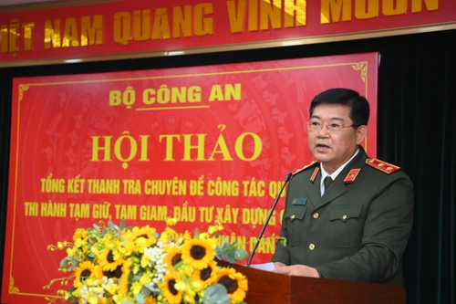 'Tổng kết thanh tra công tác quản lý, thi hành tạm giữ, tạm giam, đầu tư xây dựng các cơ sở giam giữ trong Công an nhân dân'