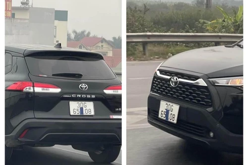 Xử lý ô tô che biển kiểm soát bằng băng dính khi tham gia giao thông