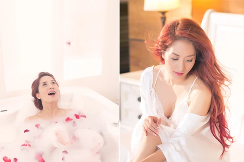 Khánh Thi tái xuất gợi cảm trong MV âm nhạc lãng mạn