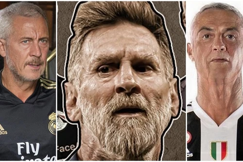 [ẢNH] Khó nhịn cười với khuôn mặt Ronaldo, Messi và hàng loạt ngôi sao khi về già
