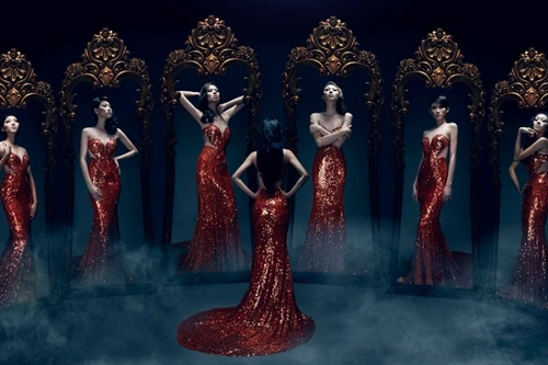 Top 6 Next top model diện váy đẹp và "tự soi gương"