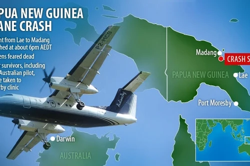28 người chết trong vụ tai nạn máy bay ở Papua New Guinea