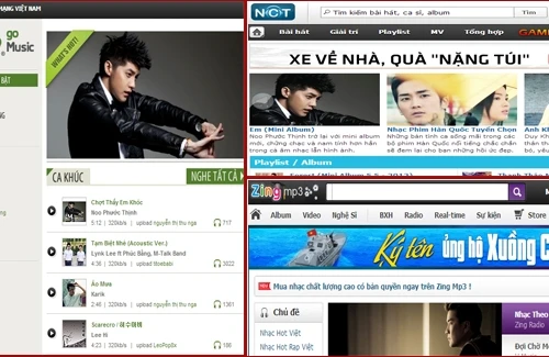 Nhạc trực tuyến Việt bị đặt "vòng kim cô"