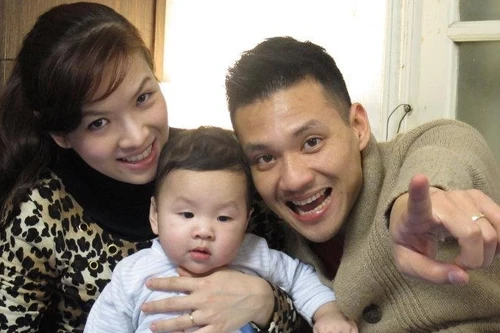 Đan Lê - Khải Anh khoe ảnh gia đình hạnh phúc 