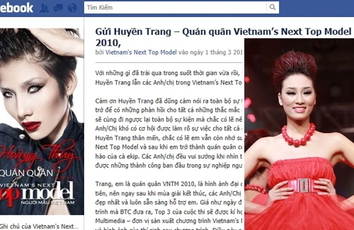 Vietnam's Next top model đối mặt với thông tin "quỵt tiền thưởng"