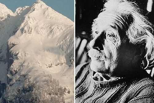 Phát hiện ngọn núi giống hệt thiên tài Albert Einstein