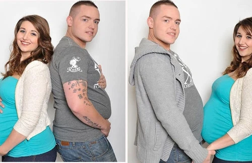 Chàng trai..."mang thai" cùng lúc với người yêu