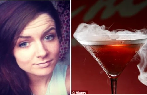 Nữ sinh suýt mất mạng vì ly cocktail "bốc khói"