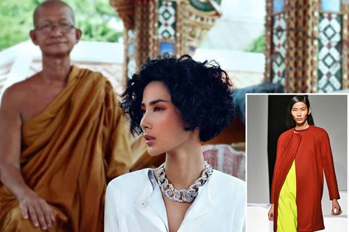 Hậu scandal ảnh phản cảm bên nhà sư, Hoàng Thùy liên tiếp lên báo nước ngoài