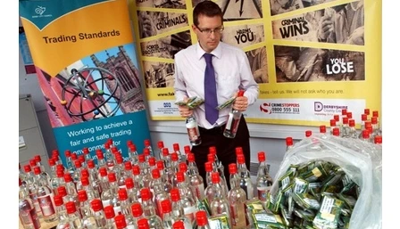 Thu giữ 30.000 chai rượu Vodka giả