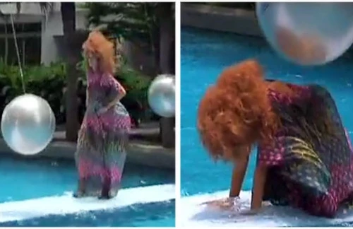 Sàn diễn trơn trượt, "chân dài" Next top loạng choạng, vồ ếch