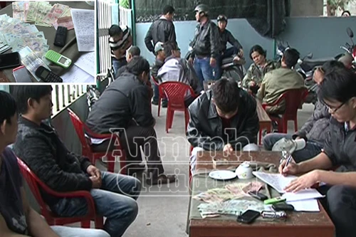 Triệt phá ổ đánh bạc trá hình lớn ở trung tâm thành phố