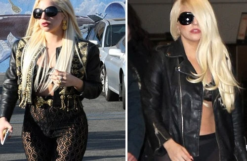 Lady Gaga quên...mặc quần vẫn tự tin xuống phố