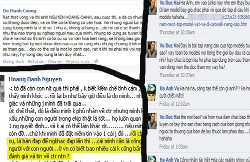 Vietnam’s Next top model "nóng" vì cãi nhau trên Facebook