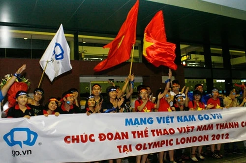 Đoàn thể thao Việt Nam lên đường tham dự Olympic London 2012