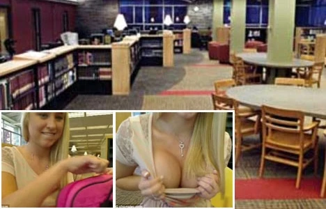 Nữ sinh vào thư viện trường để quay clip sex