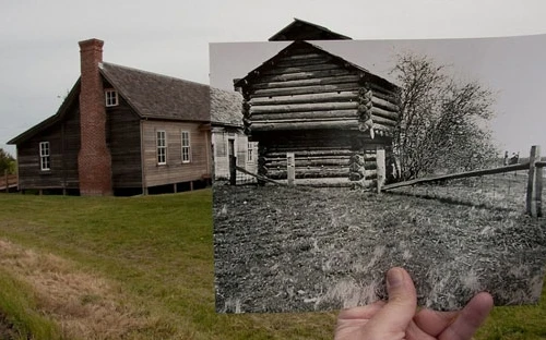 Thú vị với những bức ảnh đan xen quá khứ và hiện tại