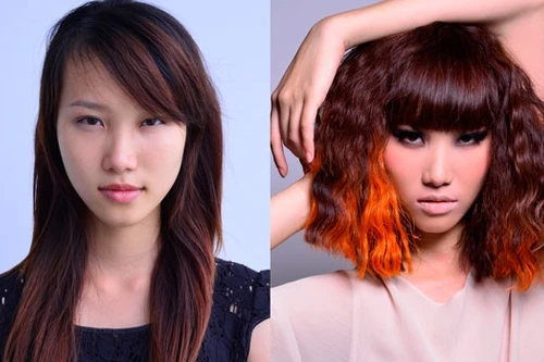 Chân dài Top model gào thét khi bị cắt tóc