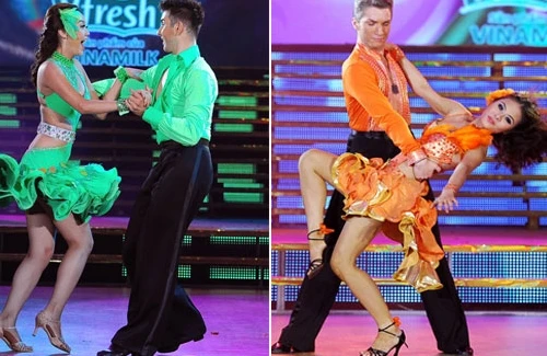 Minh Hằng vươn lên dẫn đầu, Vân Trang kém phong độ vì tụt huyết áp