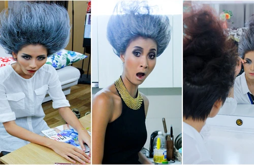"Hoảng hồn" với tạo hình kinh dị của thí sinh Next Top