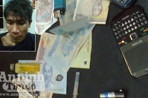 Bắt giữ tên trộm dùng kim tiêm chống người thi hành công vụ