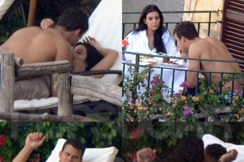 Lộ ảnh nhạy cảm trong tuần trăng mật của cô Kim