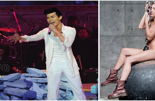 Hát ca khúc gây "sốc" của Miley, Nathan Lee tiếp tục dẫn đầu