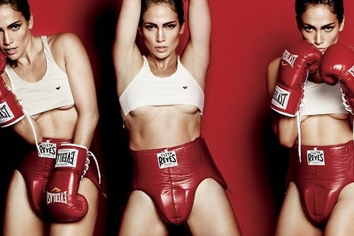 Jennifer Lopez nóng bỏng trên võ đài đấm bốc