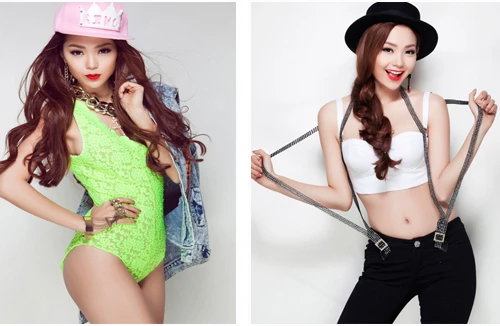 Minh Hằng nóng bỏng với bikini và crop-top