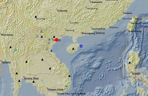 Không riêng HN, cả miền Bắc rung lắc vì động đất tại Hải Phòng