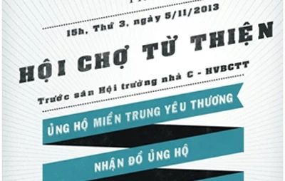 Hội chợ từ thiện: “Vì miền Trung yêu thương”