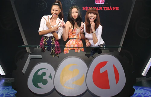 Ngọc Quyên cười "thả ga" trong gameshow "3-2-1"