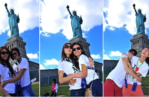 Lộ ảnh top6 Next top model "tung tăng" ở New York