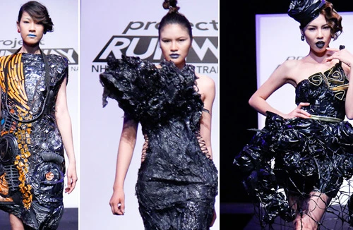 Nhà thiết kế nhọc nhằn biến rác thành váy dạ hội