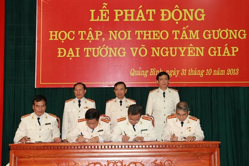 Học tập, noi theo tấm gương Đại tướng Võ Nguyên Giáp