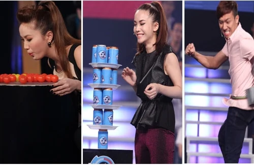 Yến Trang, Bảo Thy "đọ" tài khéo léo với MC Trấn Thành