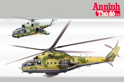 [Infographic] Mi-24A Hind - Sức mạnh xe tăng bay từng khiến Khmer đỏ kinh hãi
