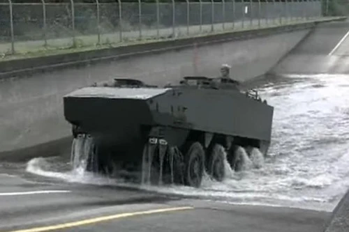 Nhật Bản công bố xe bọc thép chở quân mới