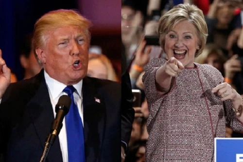 Khẩu chiến giữa ông Donald Trump và bà Hillary Clinton gây "bão dư luận"