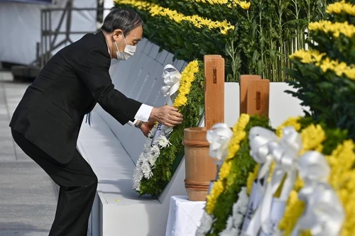 Nhật Bản tưởng niệm 76 năm vụ thả bom nguyên tử xuống Hiroshima