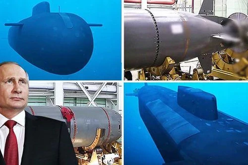 [ẢNH] Nga thử nghiệm triển khai tàu ngầm không người lái Poseidon
