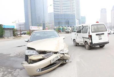 Hiện trường của vụ va chạm