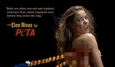 Rùng mình cảnh Elen Rivas nude để bảo vệ động vật 