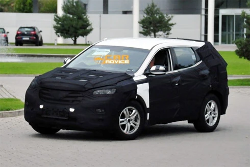 Thử nghiệm Hyundai Santa Fe thế hệ mới