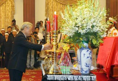 Tổ chức trọng thể Lễ viếng đồng chí Võ Chí Công 